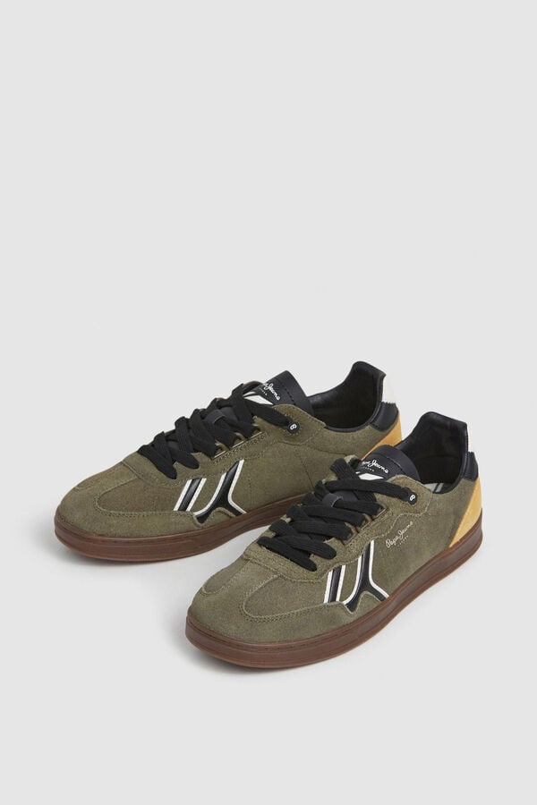 Pepe Jeans Zapatillas Ante Suela Cupsole verde