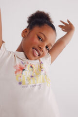 Springfield Kids Camiseta de menina Nice Things branco