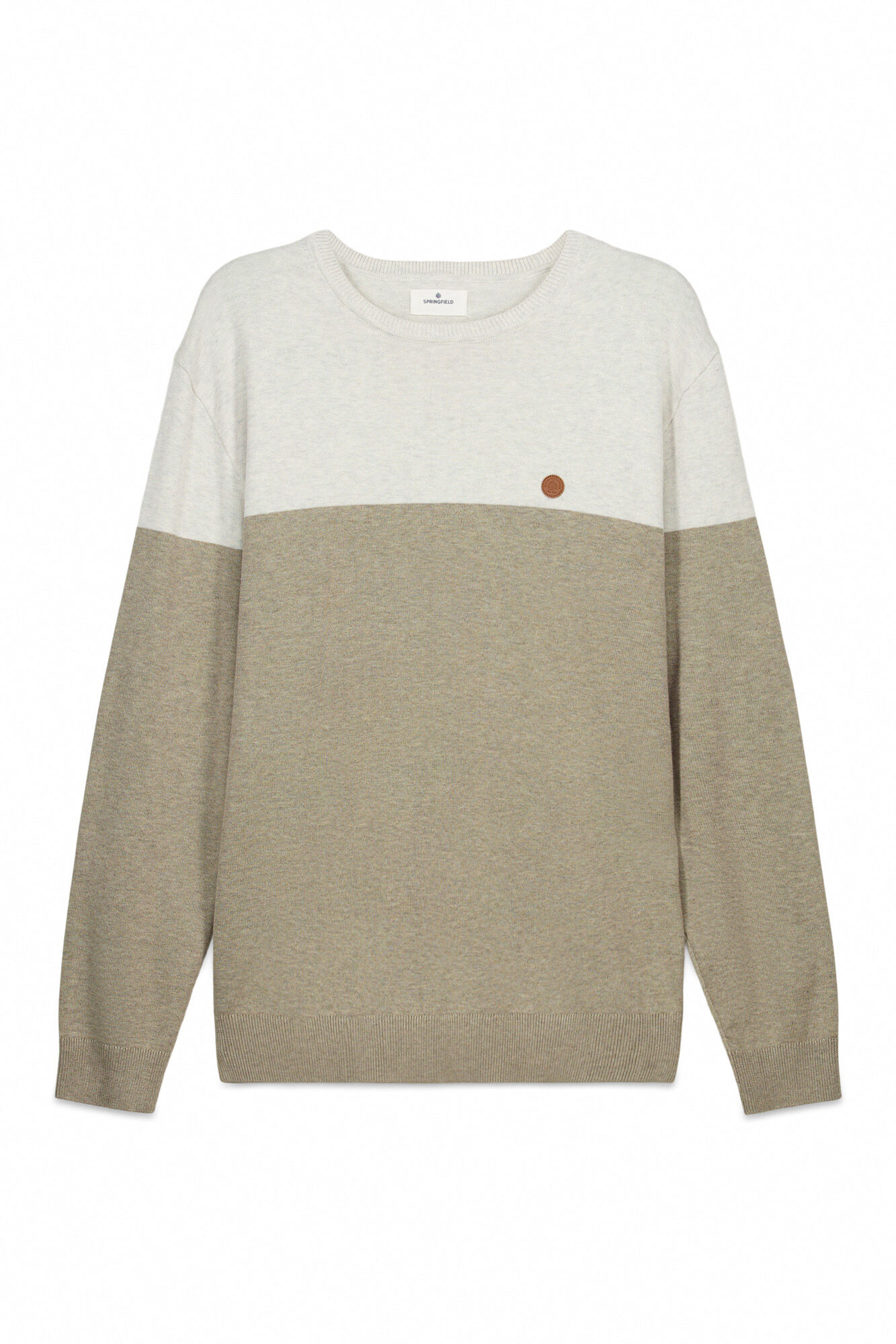Springfield Camisola b&aacute;sica efeito color block