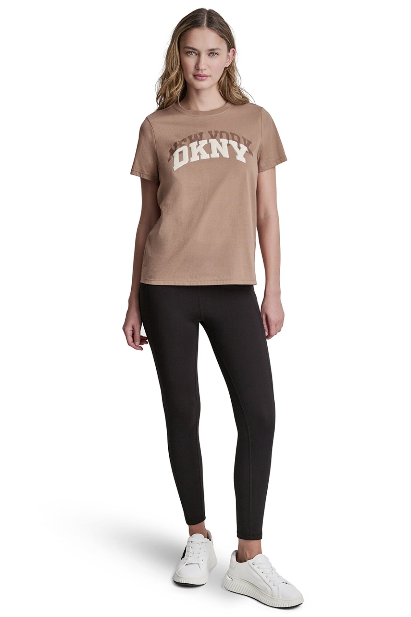 DKNY T-shirt de manga curta com logo