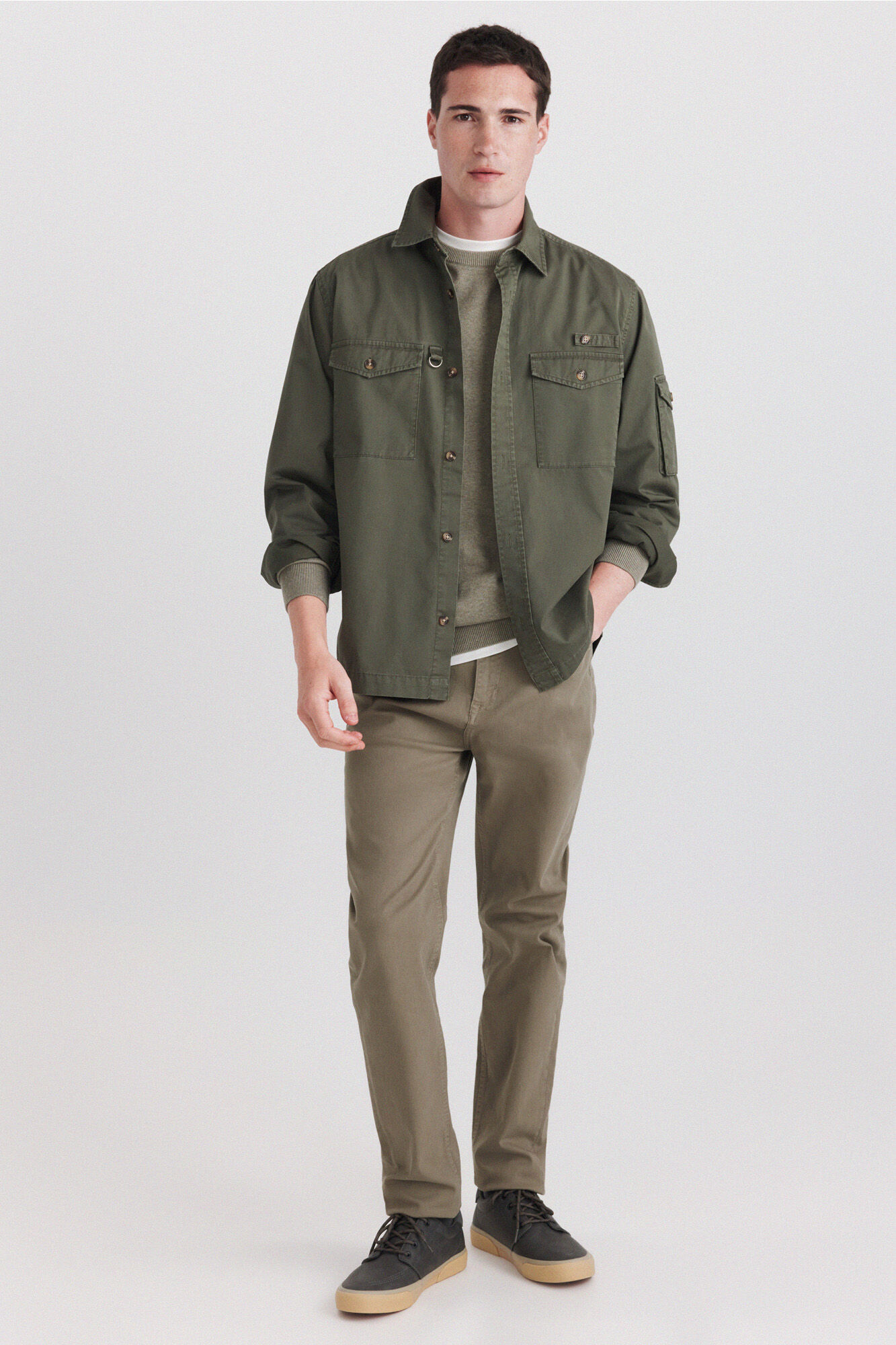 Springfield Camisola b&aacute;sica gola redonda