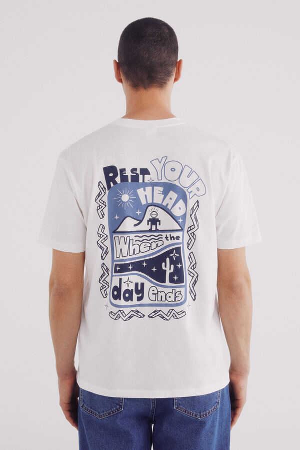 Springfield Rest your mind t-shirt beige