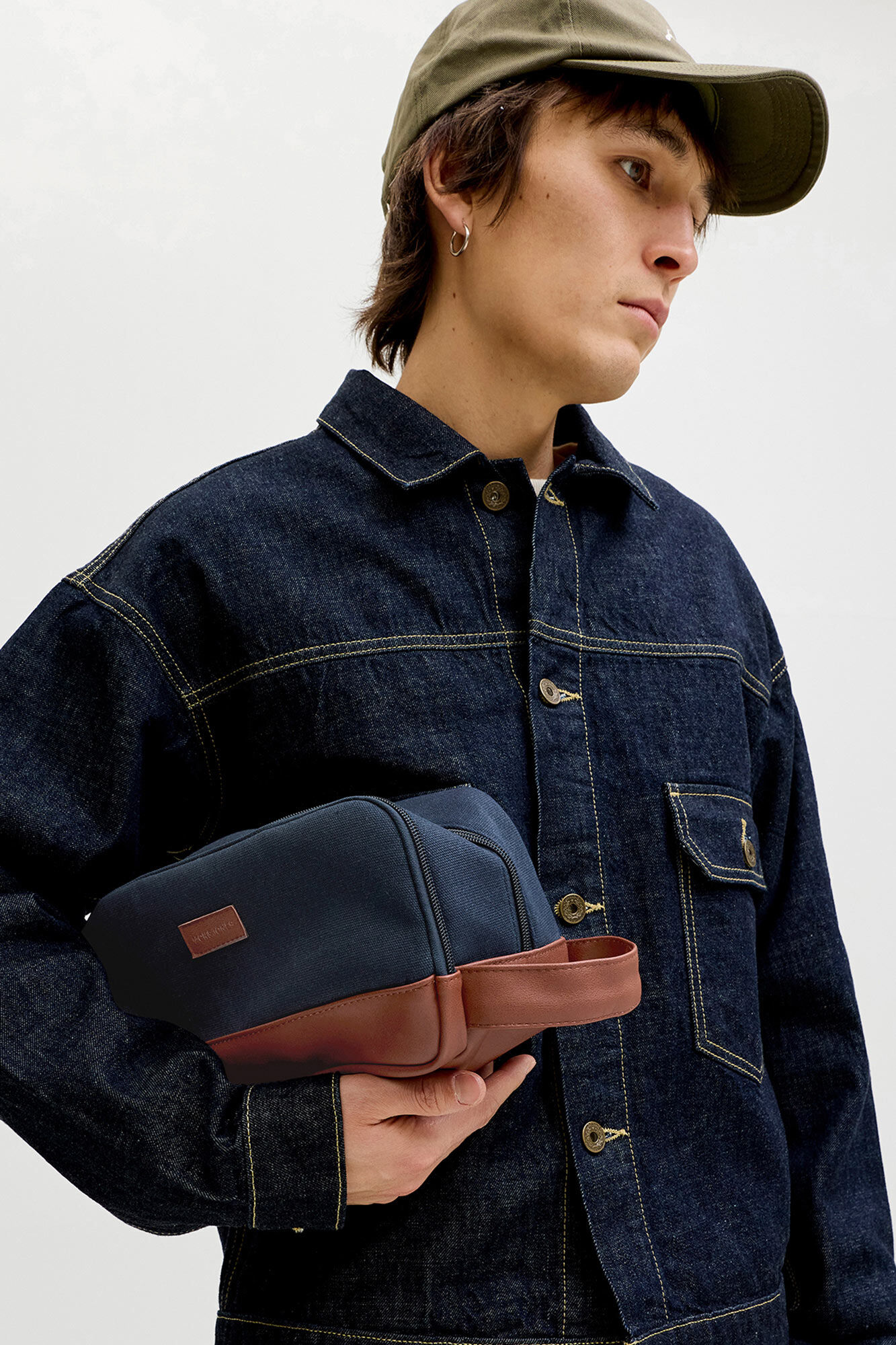 Jack & Jones Neceses b&aacute;sico de lona