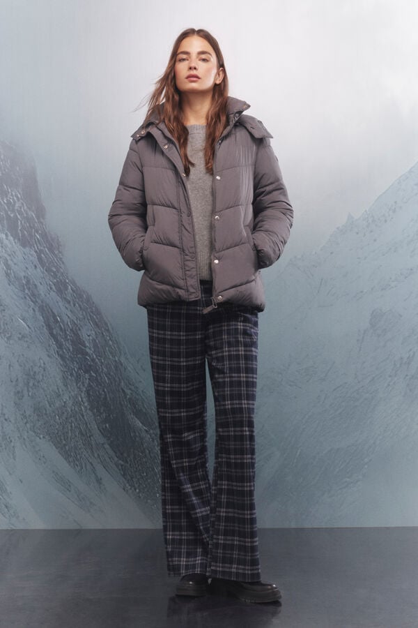 Springfield Casaco acolchoada Sorona Aura cinzento