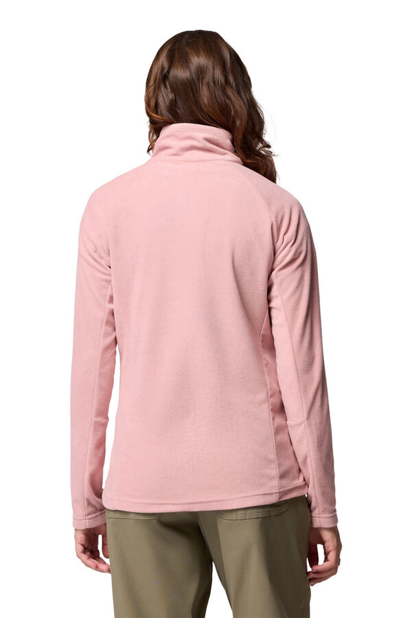 Columbia Forro polar com meia fecho-éclair rosa