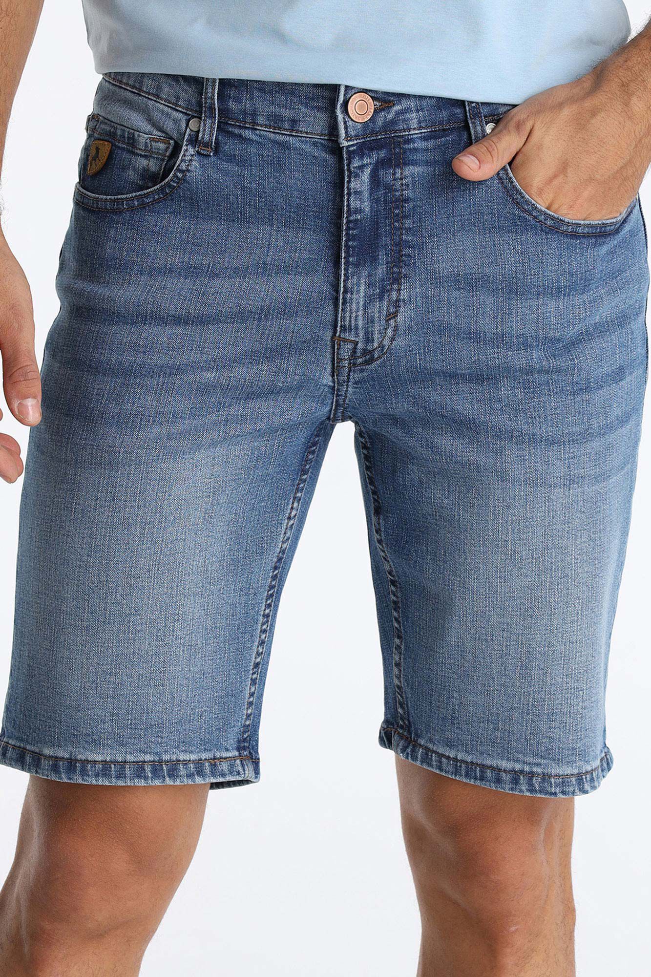 Lois Bermuda slim fit tiro medio