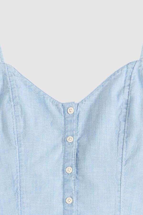 Levi's Top de al&ccedil;as azul