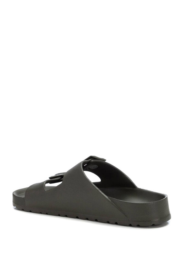 XTI Sandália masculina Caqui escuro