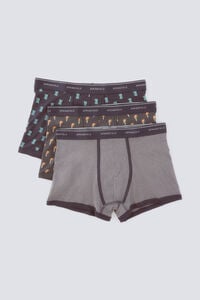 Springfield Pack 3 boxers caf&eacute; con helado
