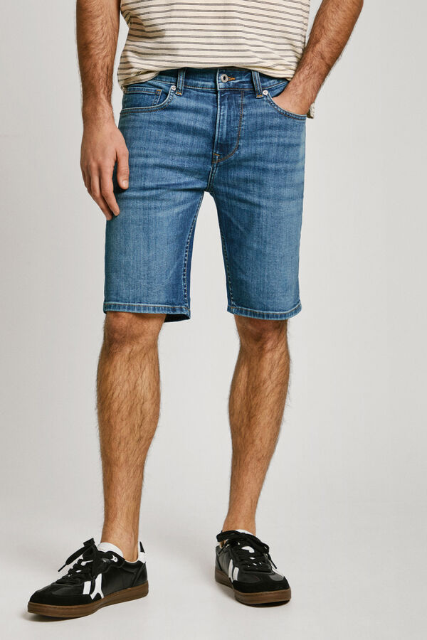 Pepe Jeans Bermuda Slim Hatch azul