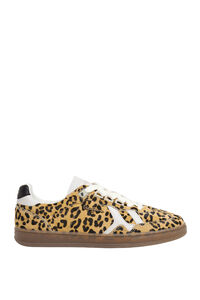 Pepe Jeans Chinelos de pele com estampa animal