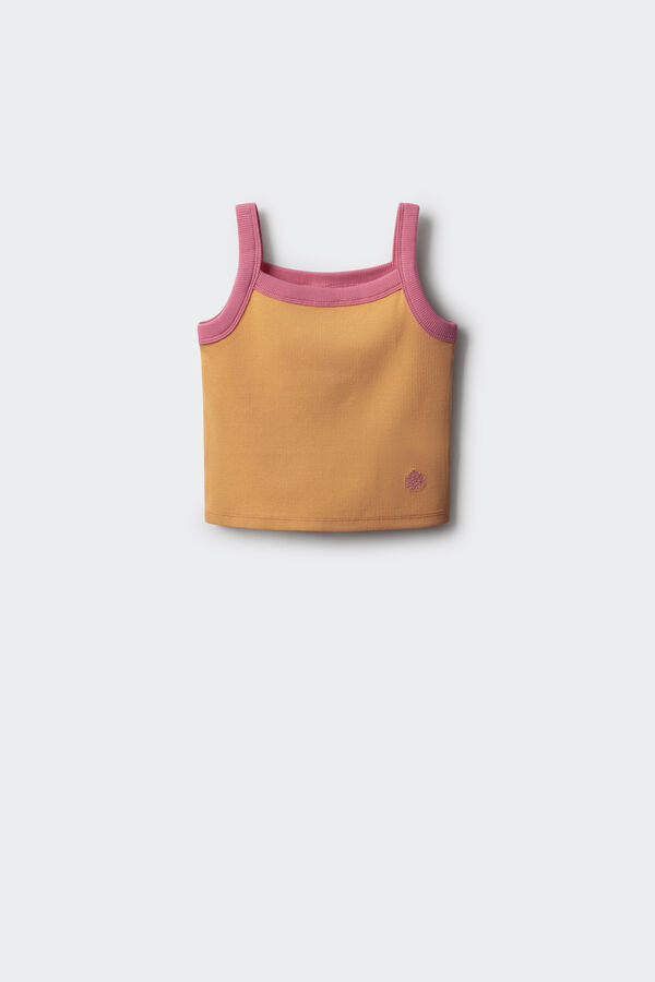 Springfield Kids malha de malha com alças para menina vermelho