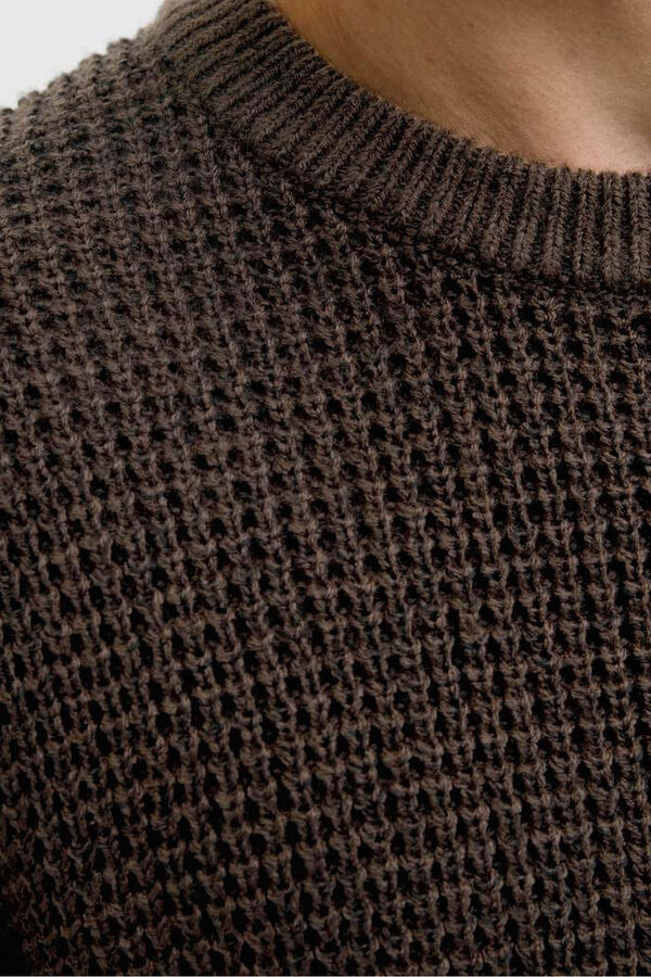 Jack & Jones Camisola b&aacute;sico castanho