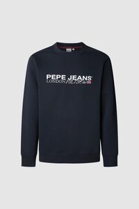 Pepe Jeans Sweatshirt Gola Redonda Com Logo