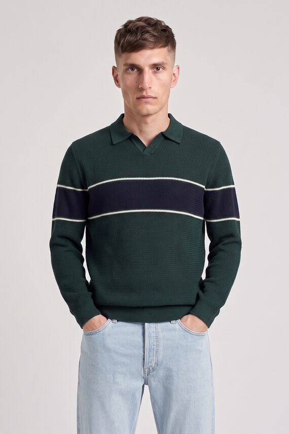 Polo punto con algodón