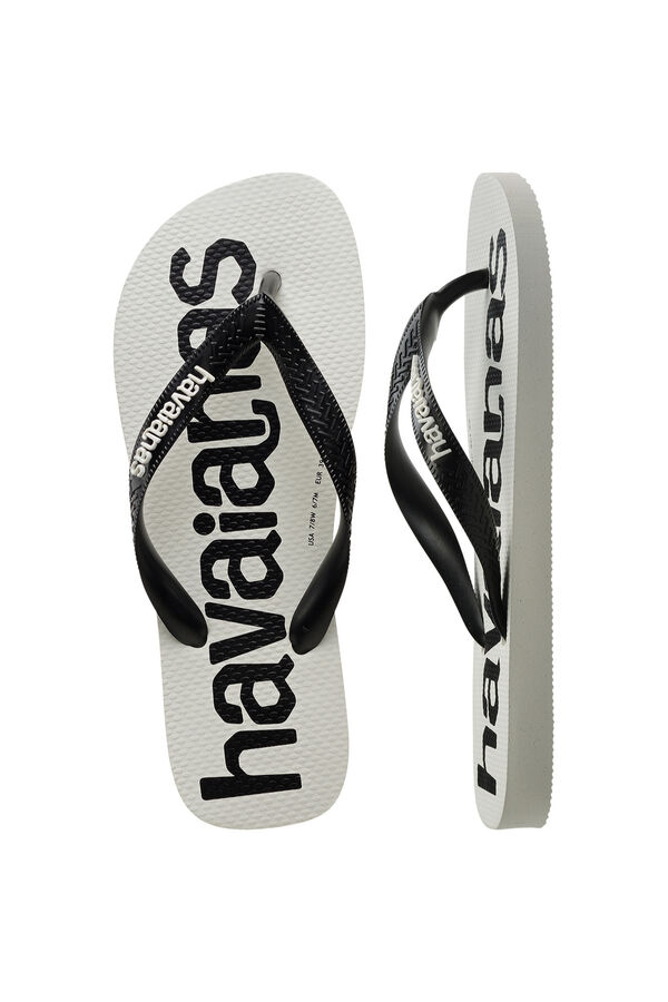 Havaianas Chinelos de plataforma em borracha branco