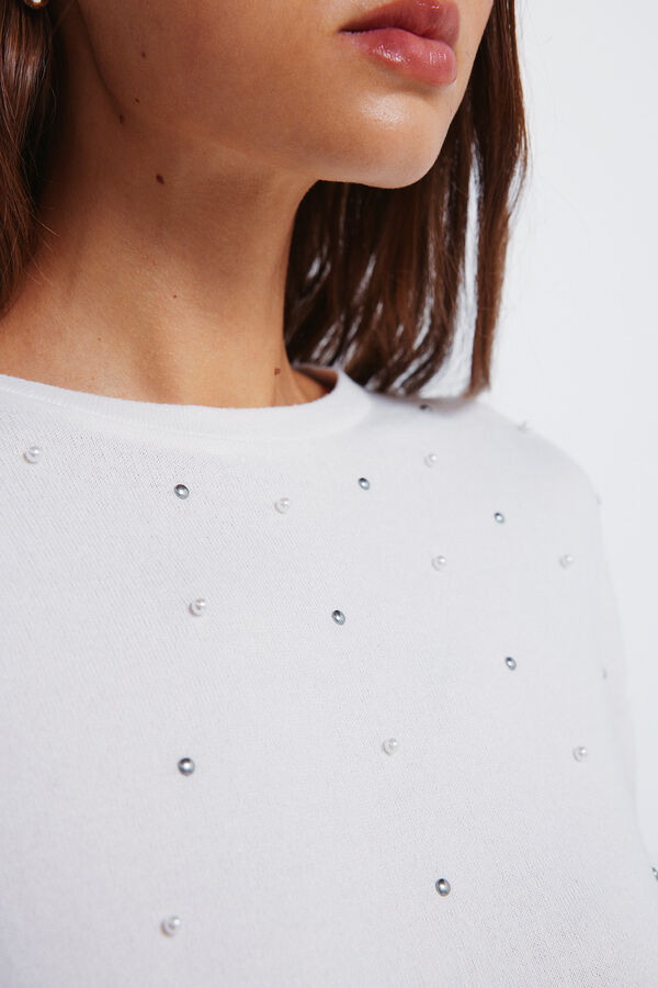 Springfield T-shirt com tachas posicionadas branco