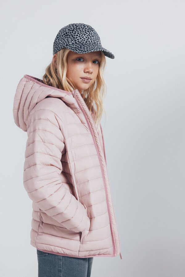 Springfield Kids Casaco acolchoado para menina rosa