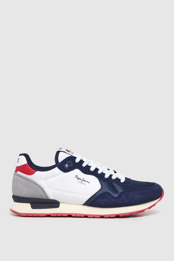 Pepe Jeans Sapatilhas Running Retro azul
