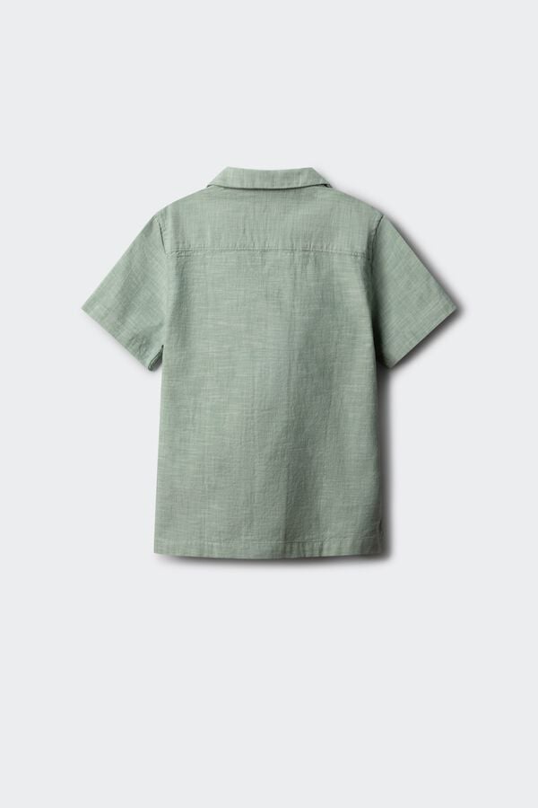 Springfield Kids Camisa de manga curta leve para menino verde