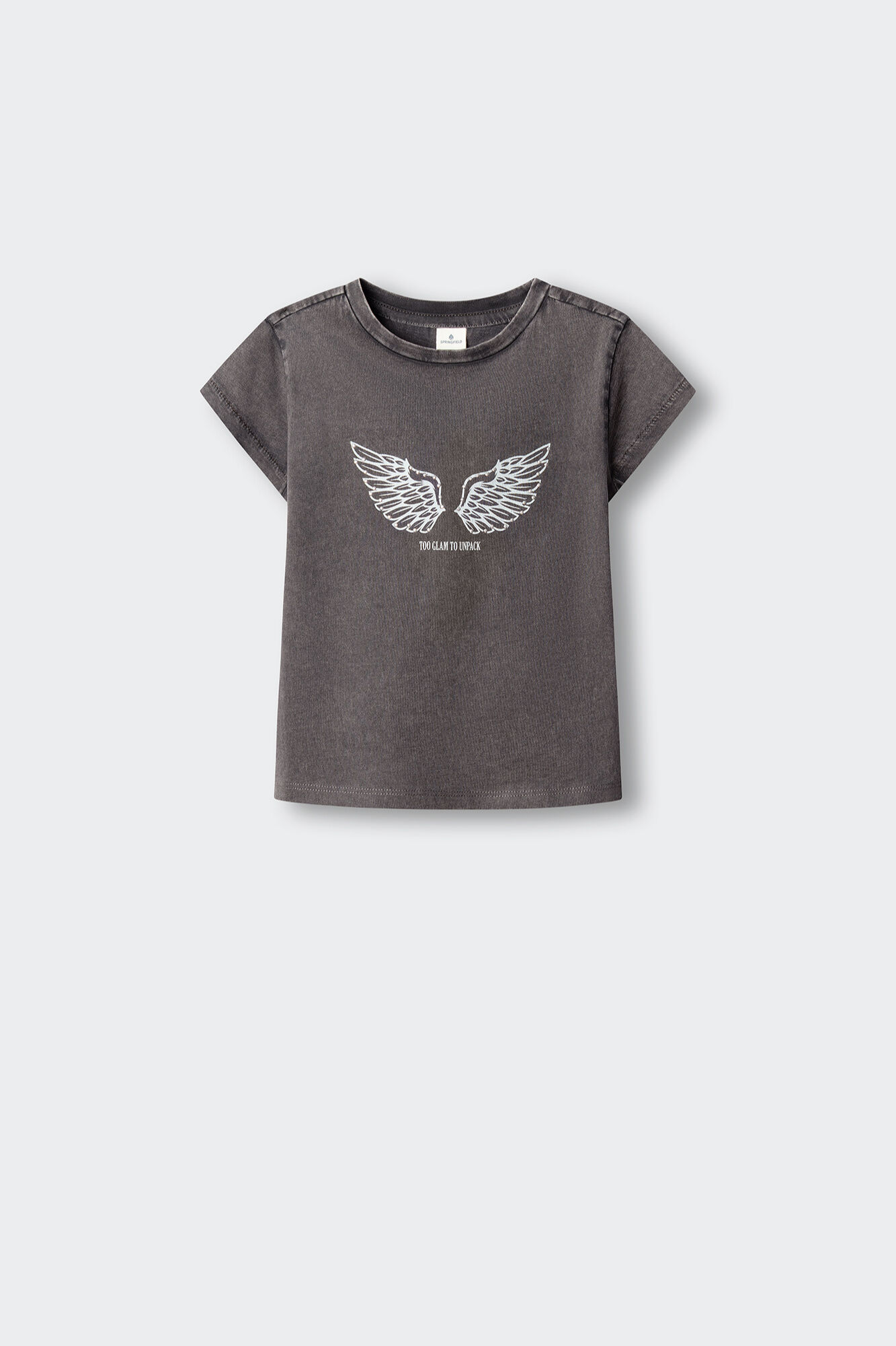 Springfield Kids T-shirt de manga curta com asas para menina
