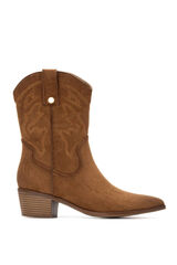 XTI Bota de Cowboy Bordada vison