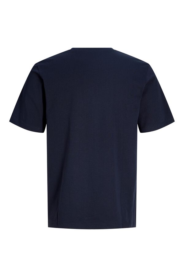 Jack & Jones PLUS T-shirt de manga curta estampada azul