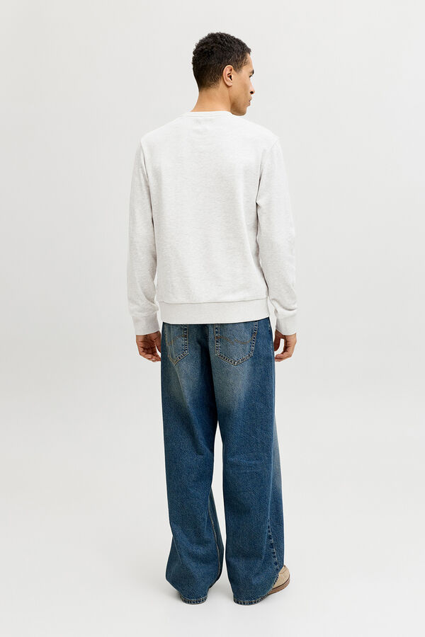 Jack & Jones Sweatshirt logo grande branco