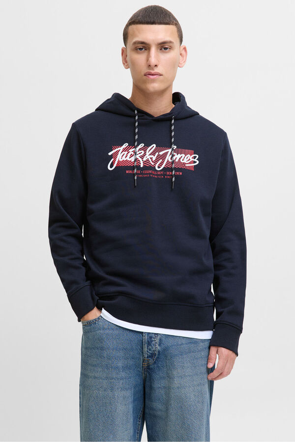 Jack & Jones sweatshirt e logo azul