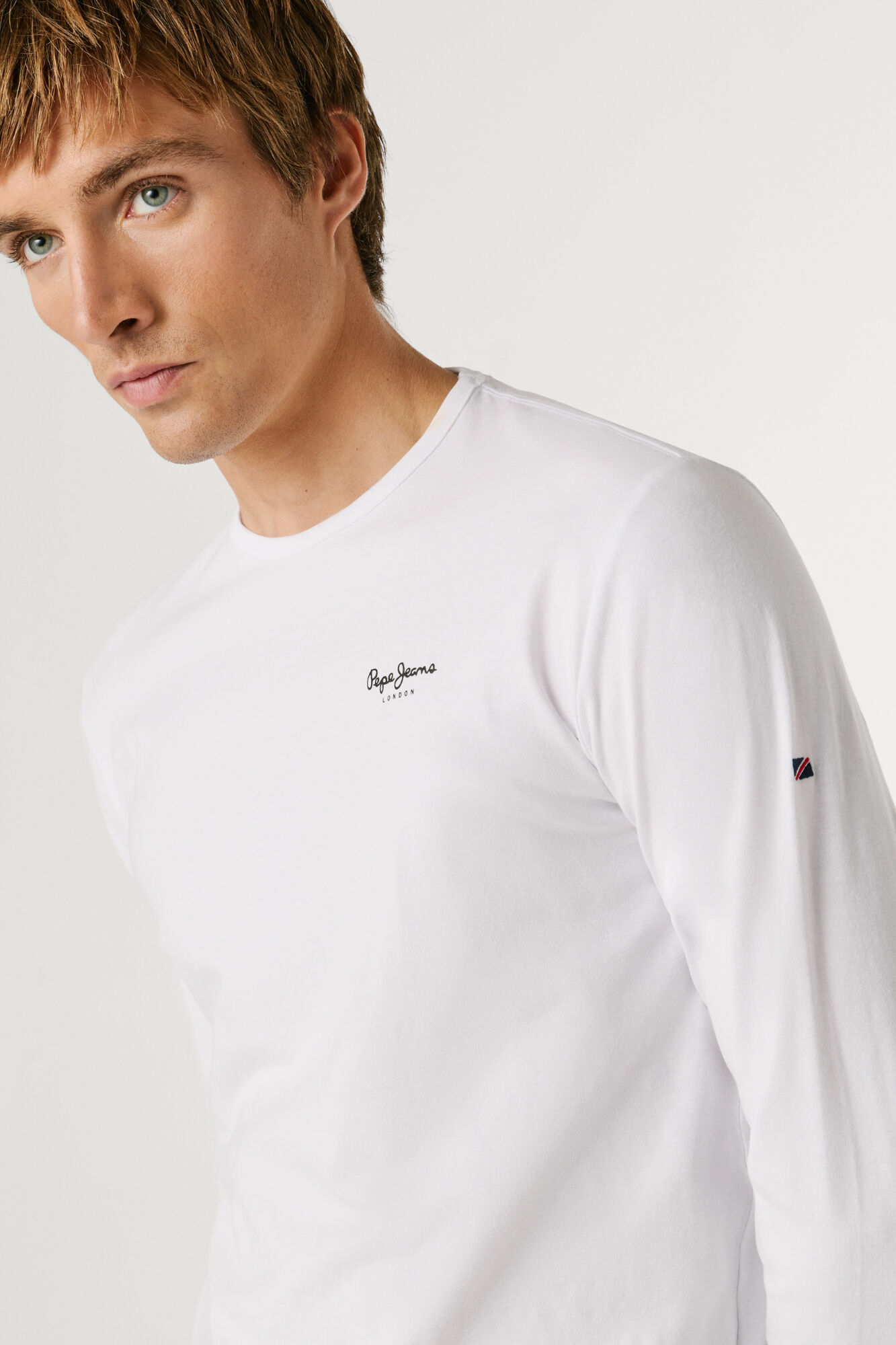 Pepe Jeans T-shirt manga comprida slim