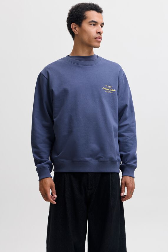 Sudadera cuello redondo