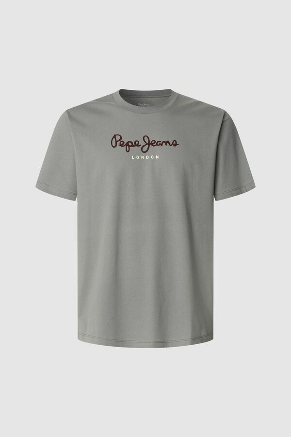 Pepe Jeans T-shirt amarela do elenco cinzento