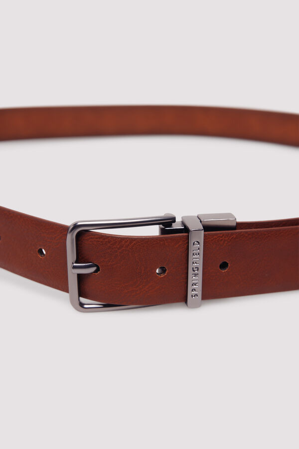 Springfield Cinto efeito pele básico vison