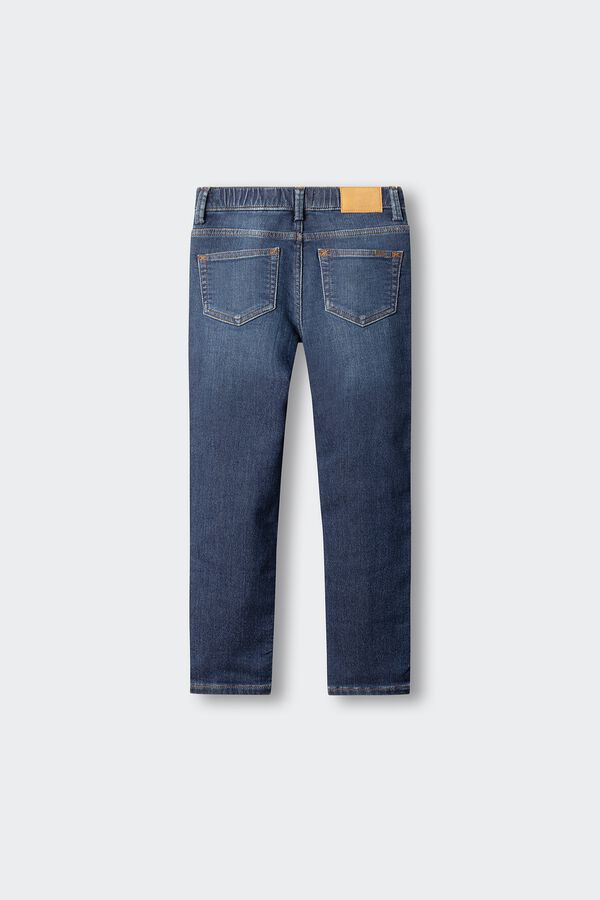 Springfield Kids Pantal&oacute;n denim knit ni&ntilde;o azul