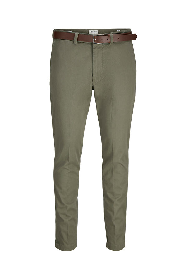 Jack & Jones Calças slim fit cru