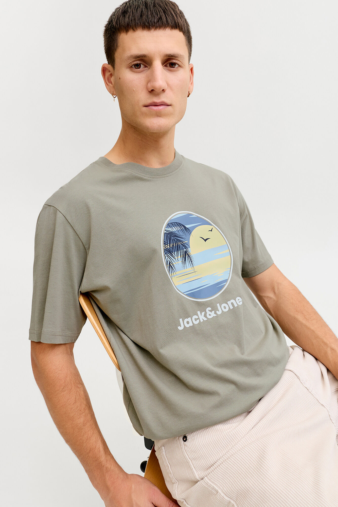 Jack & Jones Camiseta manga corta de algod&oacute;n