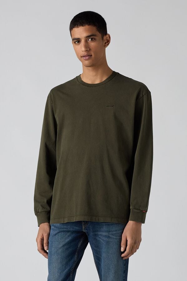 Levi's T-shirt de manga comprida verde