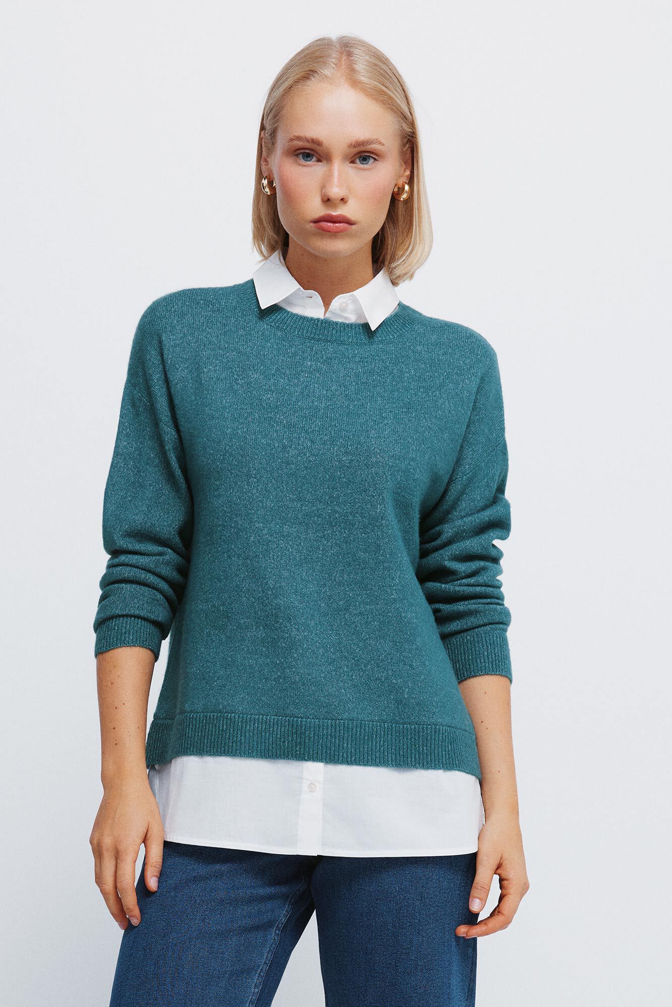 Springfield Jersey combinado camisero