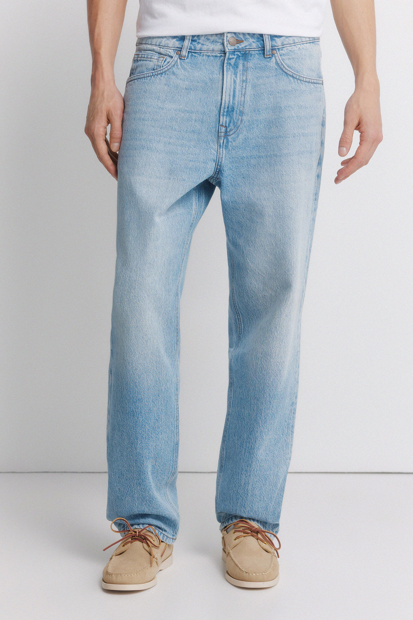 Springfield Jeans lavado medio claro straight fit