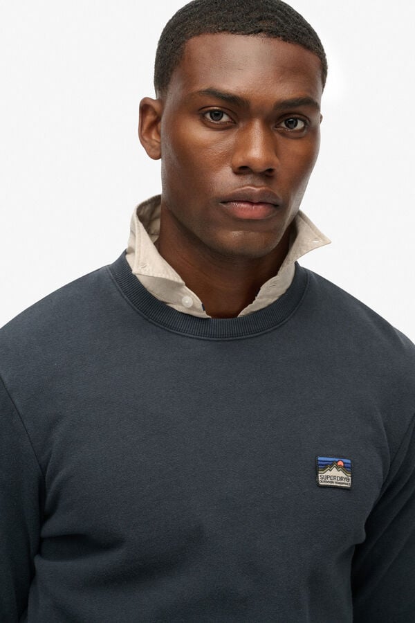 Superdry Sweatshirt Great Outdoors Emb RLXD  azul