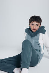 Springfield Kids Sweatshirt com capuz para menino azul