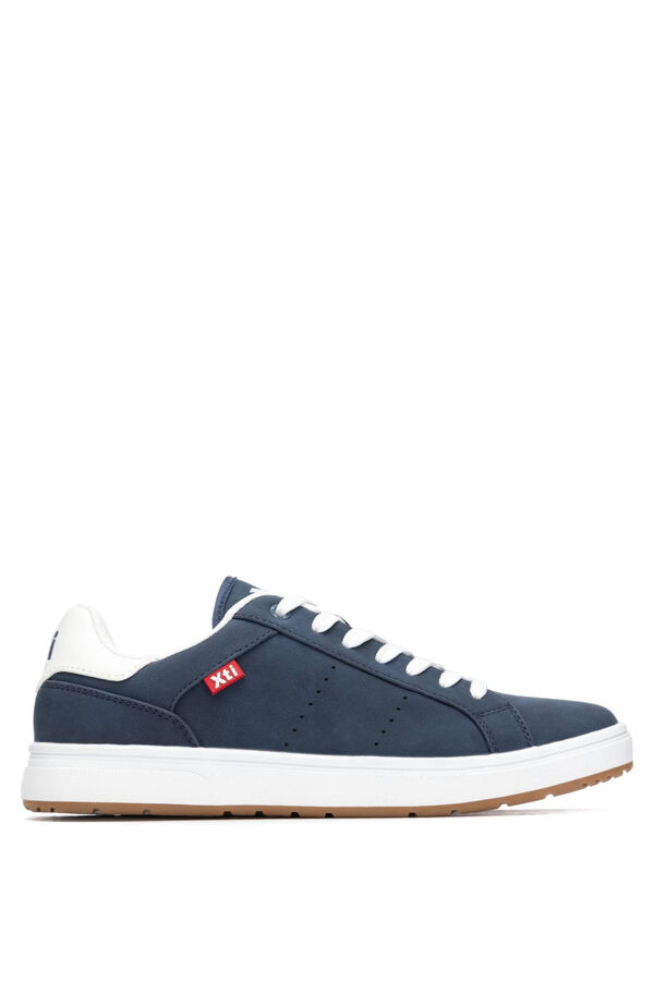 XTI Sapatilha casual com atacadores azul