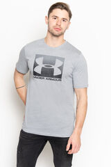 Under Armour T-shirt manga curta logo Under Armour cinzento