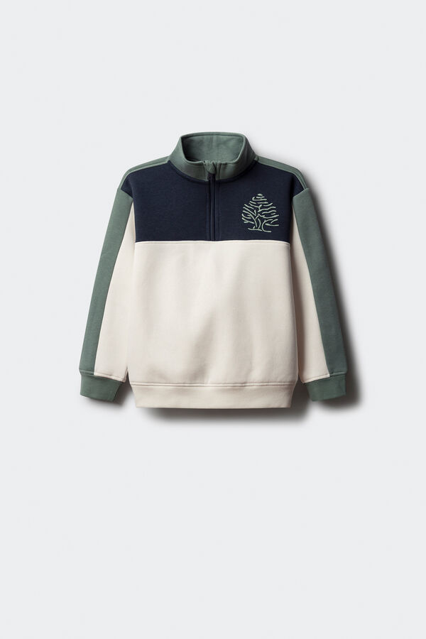 Springfield Kids Moletom Trucker Sweatshirt estampado