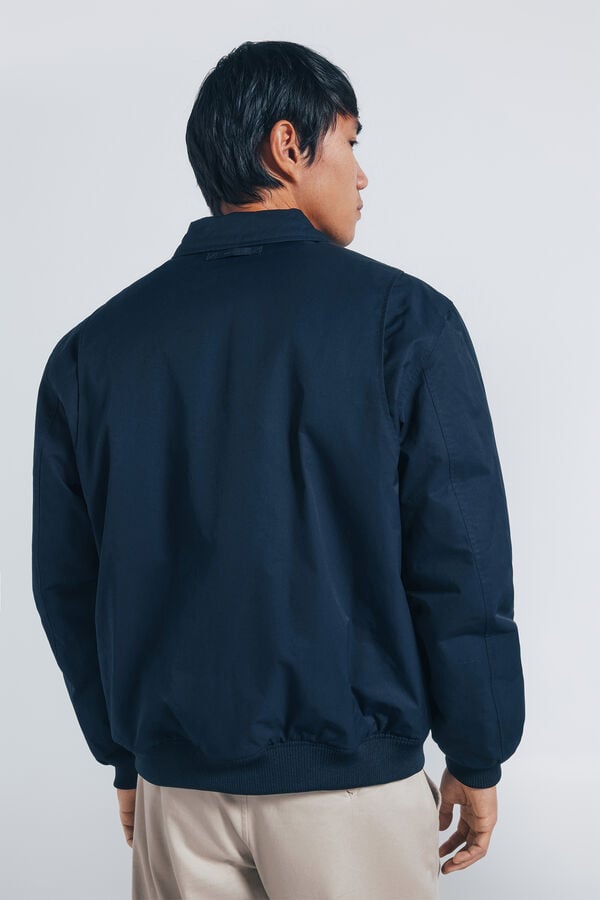 Springfield Jaqueta aviador acolchoada azul
