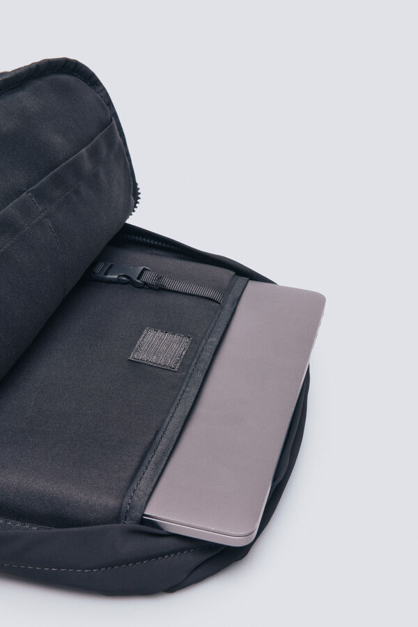 Springfield Mochila cinza de poli&eacute;ster reciclado cinzento