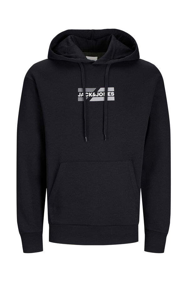 Jack & Jones Front logo sweatshirt black