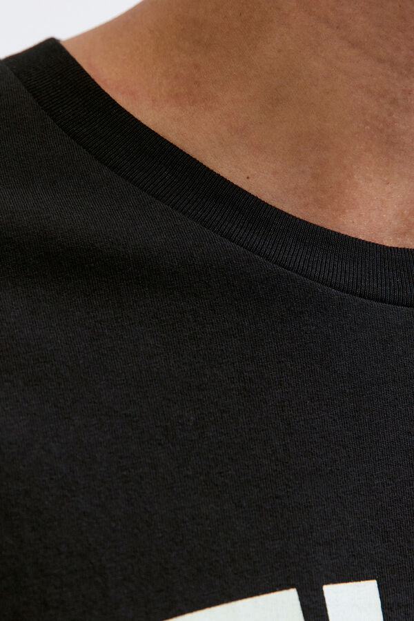 Jack & Jones T-shirt manga Studio preto