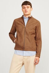 Jack & Jones Leather -effect jacket nude