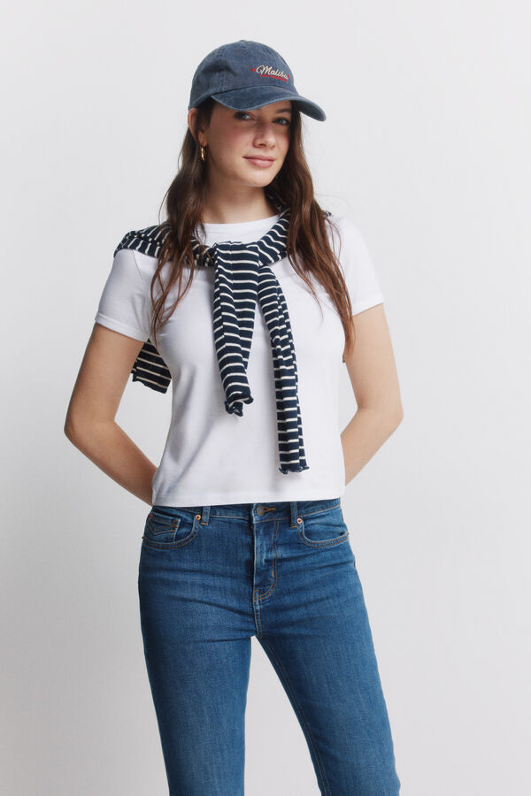 Springfield Cal&ccedil;as jeans flare azul